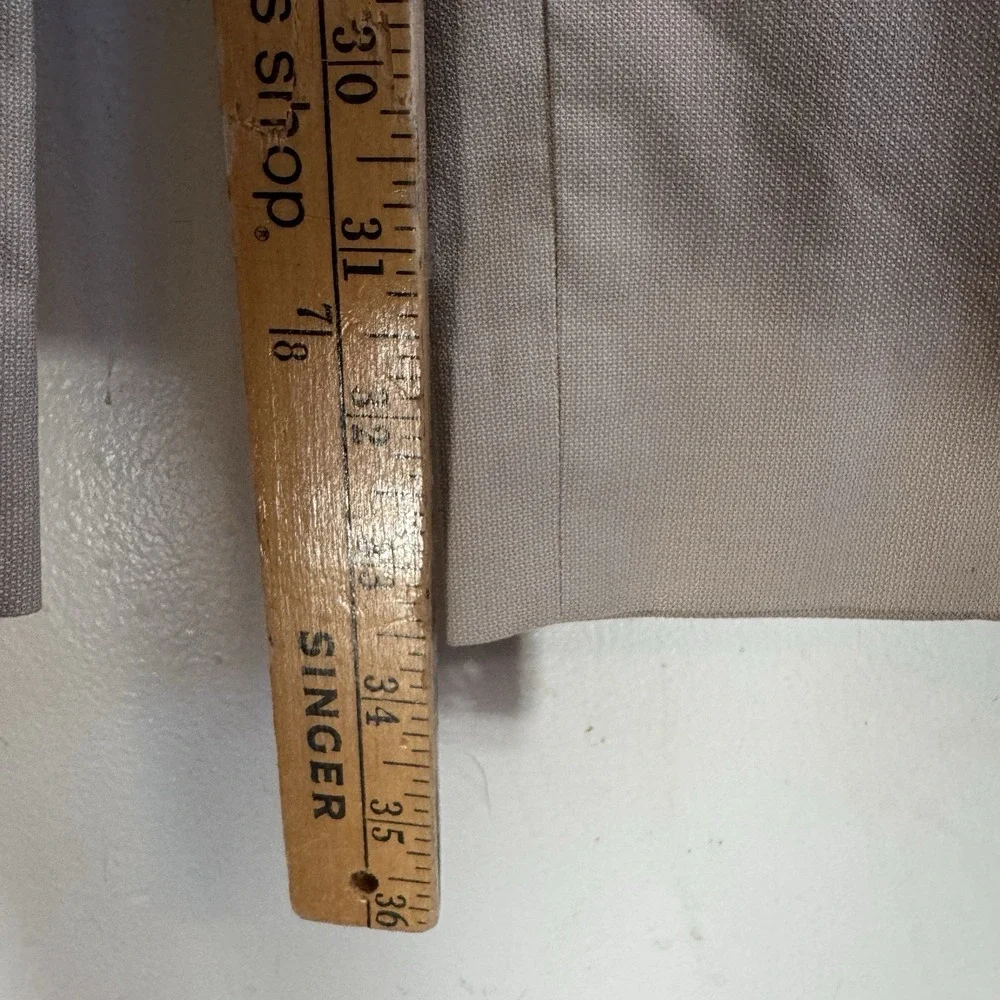 Banana Republic Chino Pants Men's 36x34 Beige Slim Fit Straight Twill Pockets